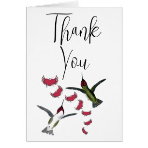 Cartão Pássaros Feiticeiros Grunge Corações com Asas