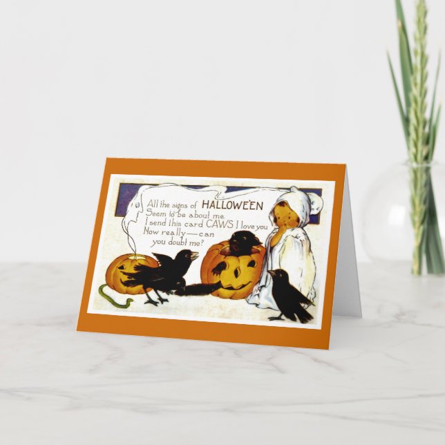 Cartão Pássaros Negros (Frente)