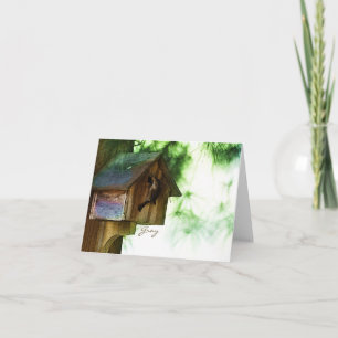 Cartão Pássaros Notecards do quintal