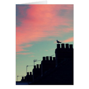 Cartão Pássaros primitivos