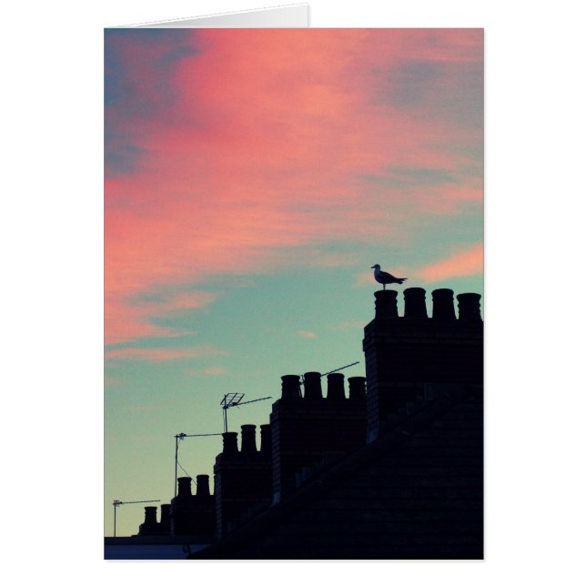 Cartão Pássaros primitivos (Frente)