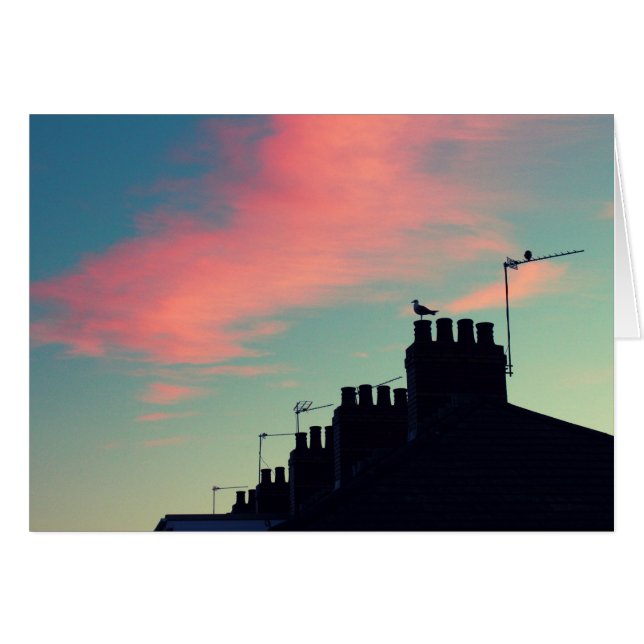 Cartão Pássaros primitivos (Frente Horizontal)