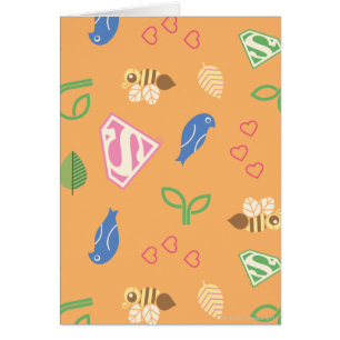 Cartão Pássaros Supergirl e o Laranja das Abelhas