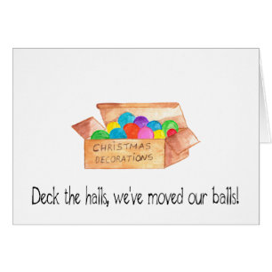 Cartão Passe os corredores, movemos nossas bolas!