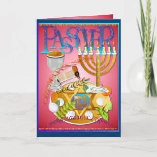 Cartão Passe Sobre A Placa Do Seder