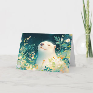 Cartão Passeio da Lontra pela Copa das Flores