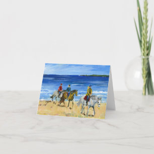 Cartão Passeio da praia