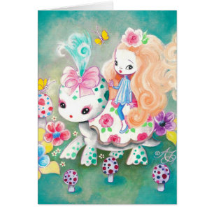 Cartão Passeio da tartaruga