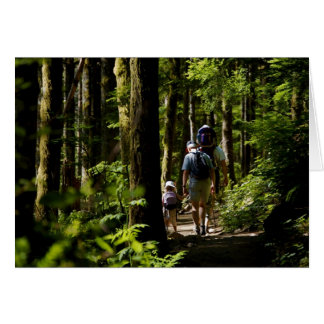 Cartão Passeio nas madeiras