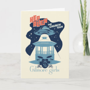 Cartão Passeio pela Igreja da Alienígena Gilmore Girls He