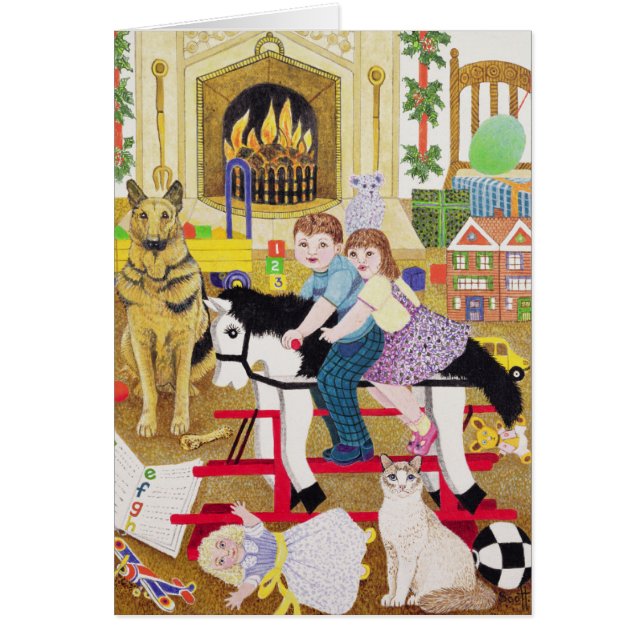 Cartão Passeio-um-Galo-Cavalo (Frente)