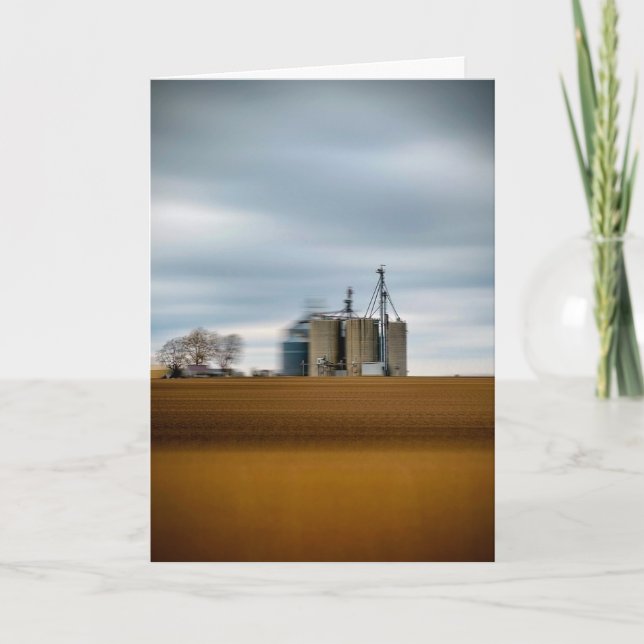 Cartão Passing through central Illinois on I-55 (Frente)