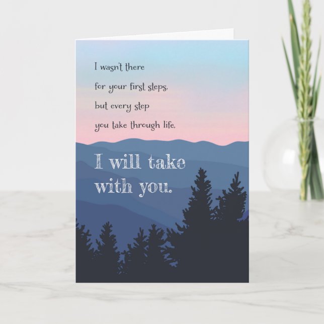 Cartão Passo O Dia Pela Vida Com Você Bonito (Frente)