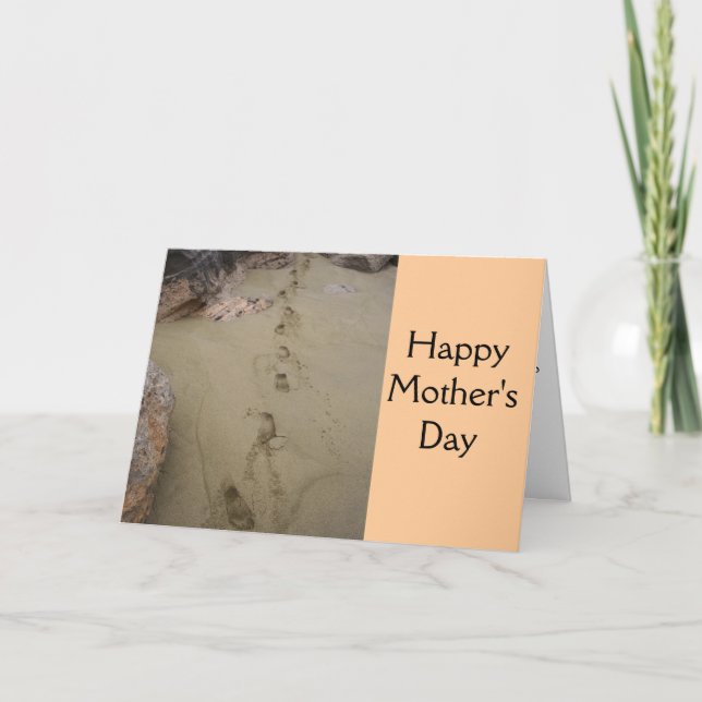 Cartão Passos da Mãe a Seguir na Vida (Frente)