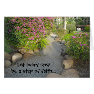 Cartão Passos de fé
