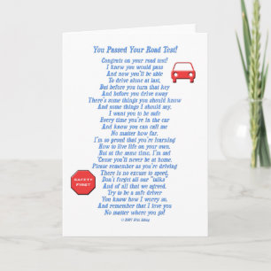 Cartão Passou no Teste de Estrada - Novo Driver