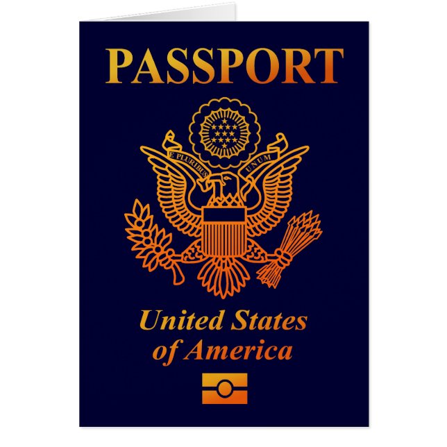 CARTÃO PASSPORT(USA) (Frente)