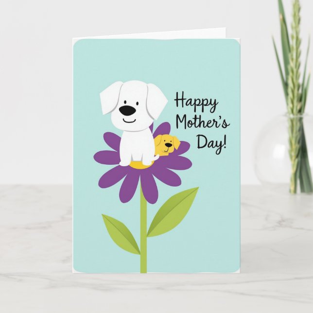 Cartão Pastel Blue Flower Petals Card (Frente)