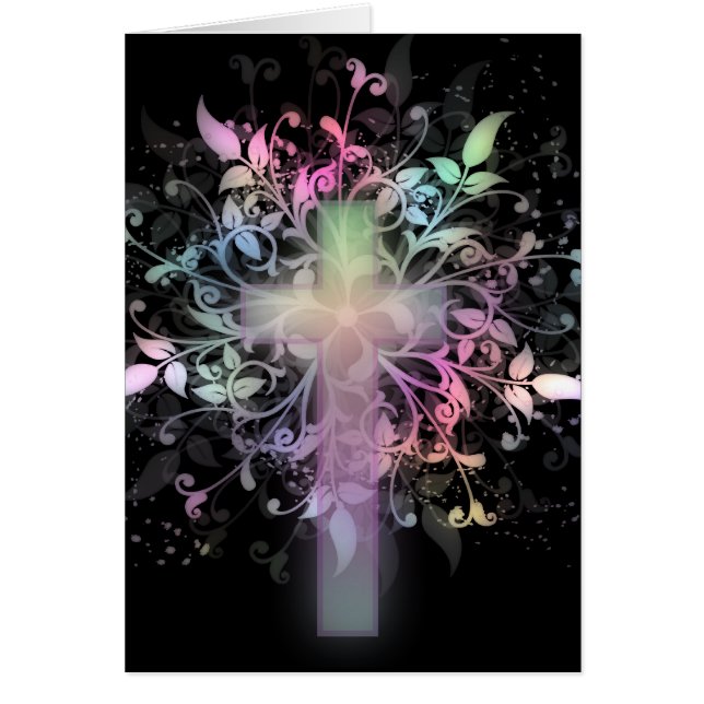 Cartão Pastel Floral (Frente)