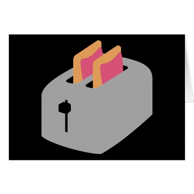 Cartão Pastelarias do torradeira (Frente Horizontal)