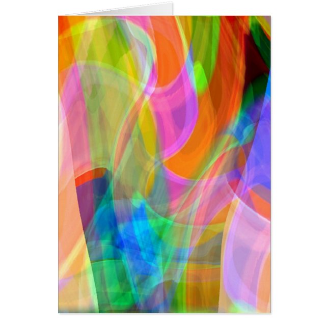 Cartão Pastels no alvorecer (Frente)