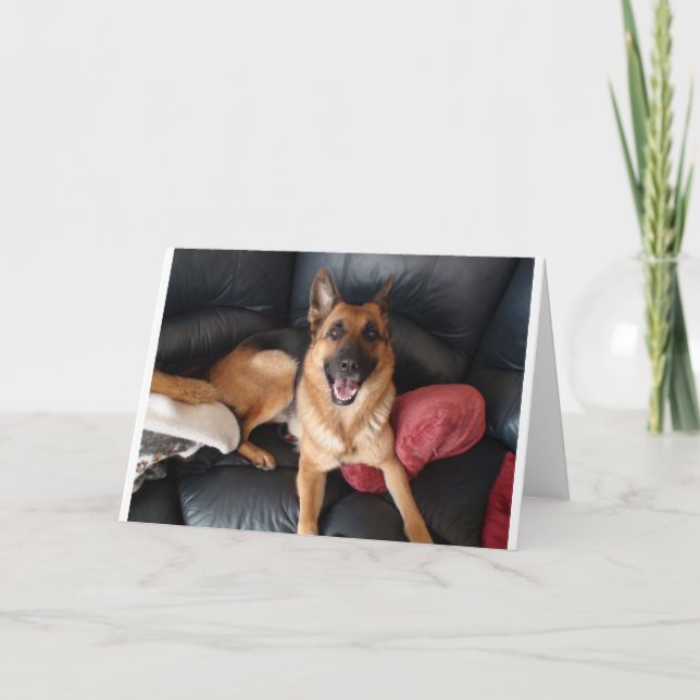 Cartão Pastor Alemão (Frente)