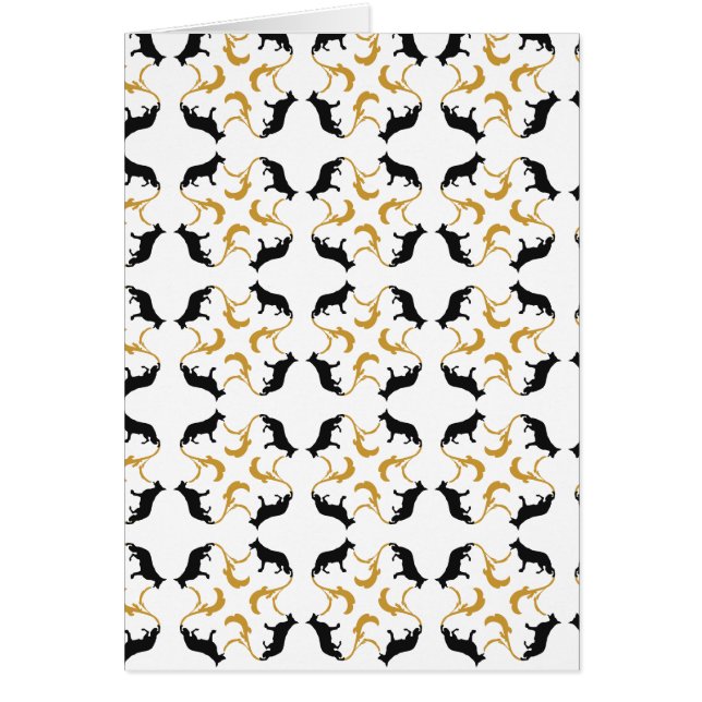 Cartão Pastor alemão (Frente)