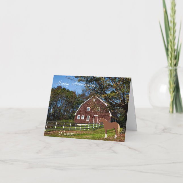 Cartão Pastor Feliz Aniversário (Frente)