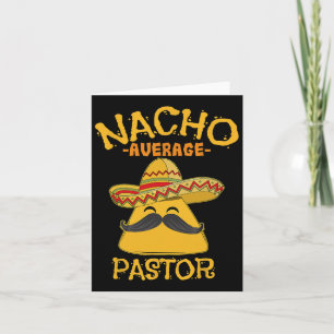 Cartão Pastor Médio Nacho Pregador Líder Religioso Cin
