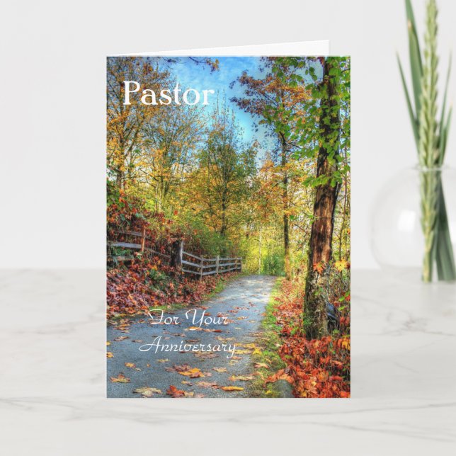 Cartão Pastor, pelo seu aniversário (Frente)