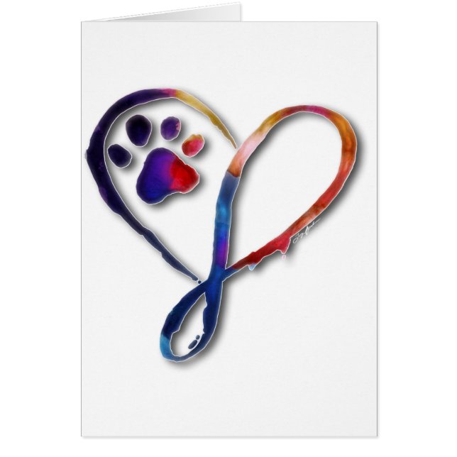 Cartão Pata da infinidade (Frente)