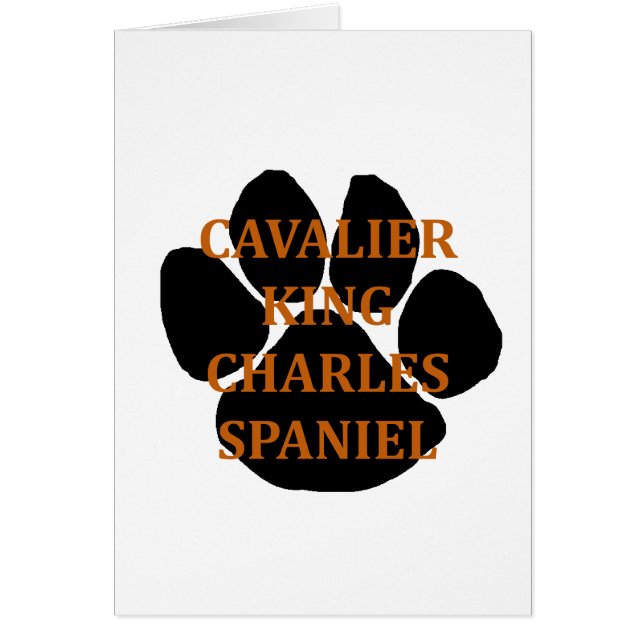 Cartão pata de nome do cav (Frente)