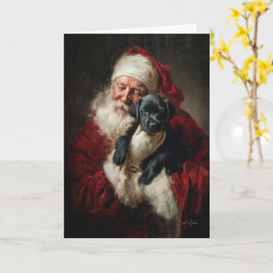 Cartão Patas e Papai Noel
