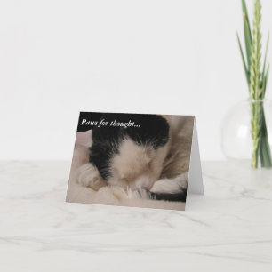 Cartão Patas para o pensamento: Bela Adormecida