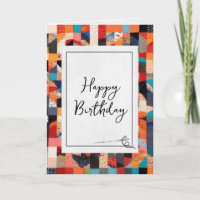 Patchwork Quilt and Agulha Birthday