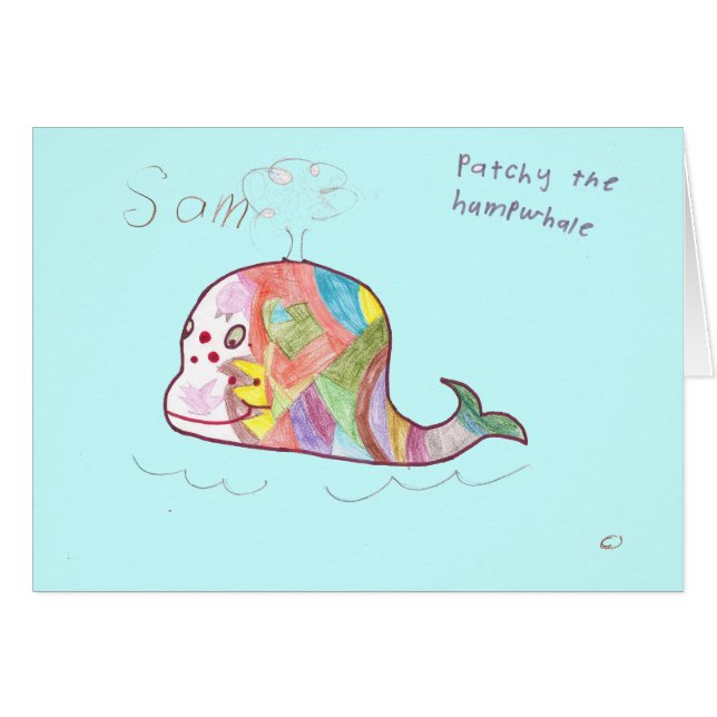 CARTÃO PATCHY O HUMPWHALE (Frente Horizontal)