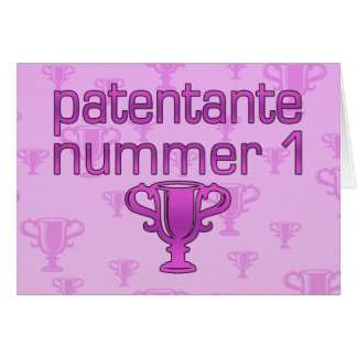Cartão Patentante Nummer 1
