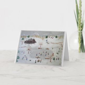 Cartão Patinação em Prata Pond