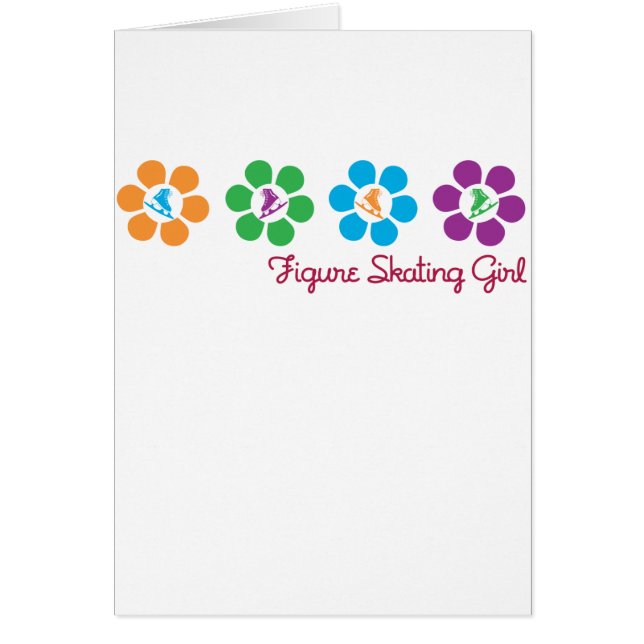Cartão Patinagem artística de Bayflower (Frente)