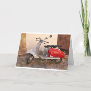 Cartão Patinete Lambretta