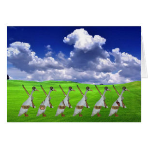 Cartão Pato cómico do corredor