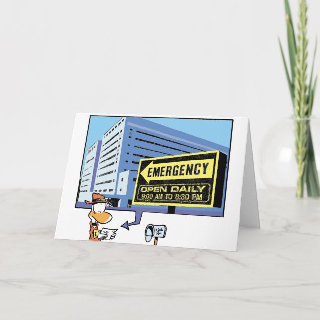 Cartão Pato de pântano, fique bem logo (Frente)