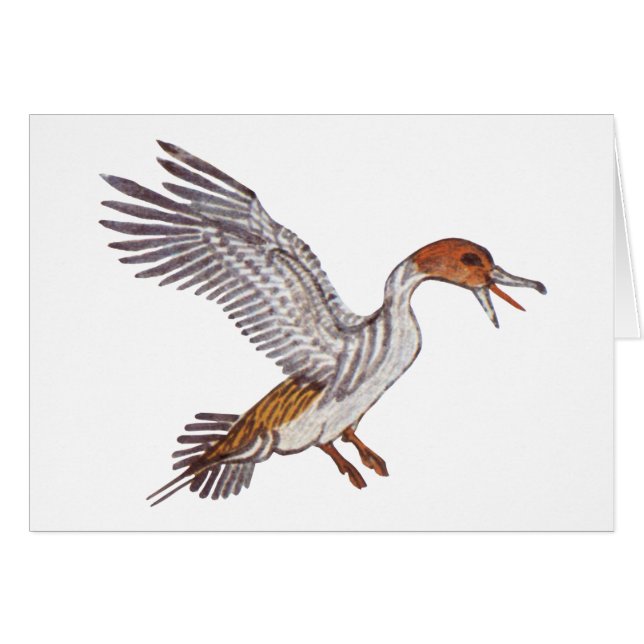 Cartão Pato Egípcio Antigo (Frente Horizontal)