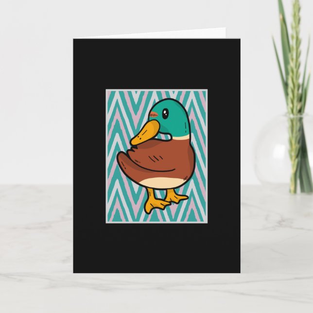 Cartão Pato Fofo (Frente)