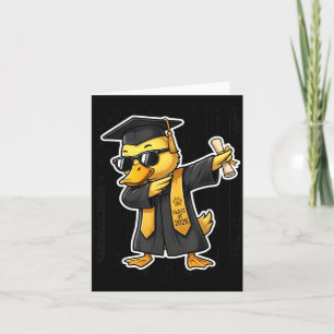 Cartão Pato Fofo Turma De 2026 Pato Engraçado Graduação S
