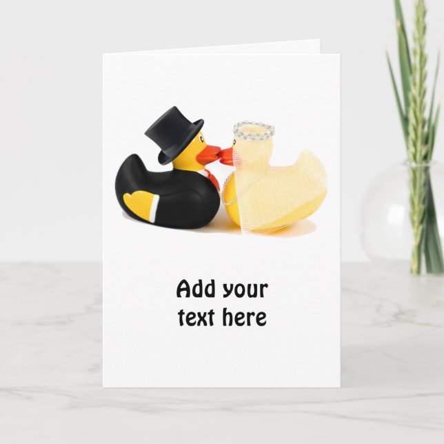 Cartão Patos caseiros 2 (Frente)