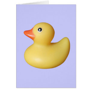 Cartão Patos em uma Fila