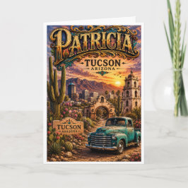 Cartão Patricia Tucson Arizona Personalizado Sudoeste