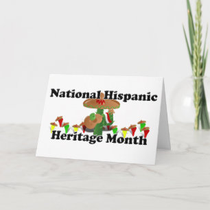 Cartão Patrimônio Nacional Hispânico Mês - Cactus