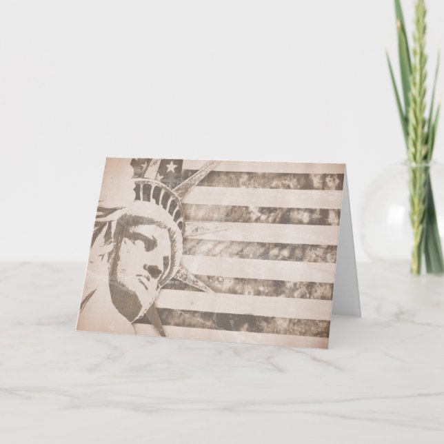 Cartão Patriota da Liberdade Americana (Frente)